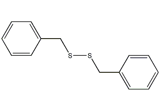 Dibenzyl disulfide structural formula