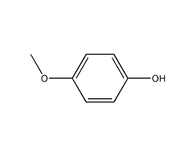 4-methoxyphenol structural formula