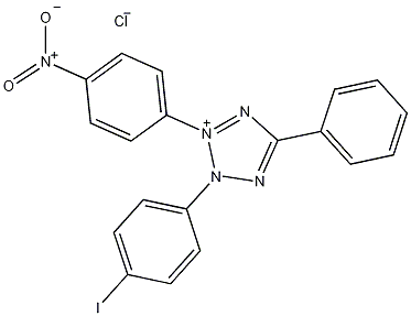 Structural formula of p-iodonitrotetrazolium violet