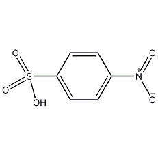 4-nitrobenzene sulfonic acid structural formula