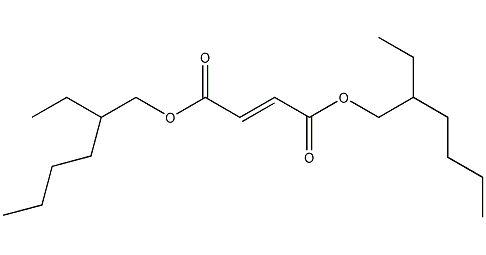 Structural formula of di(2-ethylhexyl)maleate
