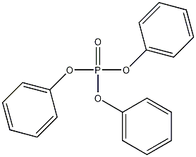 Triphenyl phosphate structural formula