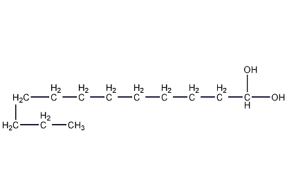 Lauric acid structural formula