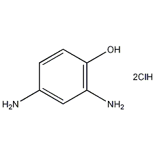 2,4-diaminophenol dihydrochloride structural formula