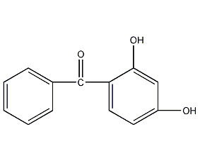 2,4-dihydroxybenzophenone structural formula