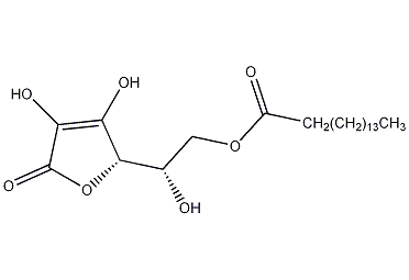 L-Ascorbyl Palmitate Structural Formula