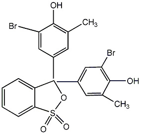 Brocresol purple structural formula