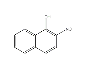 2-Nitroso-1-naphthol structural formula