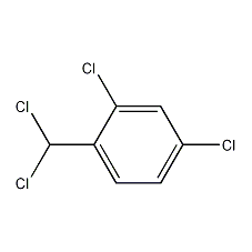 2,4-Dichloro-1-(dichloromethyl)benzene structural formula