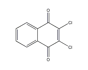 2,3-Dichloro-1,4-naphthoquinone structural formula