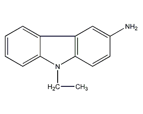 3-amino-9-ethylcarbazole structural formula