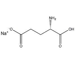 L-Sodium glutamate structural formula