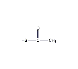 Thioacetic acid structural formula