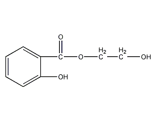 ethylene glycol salicylate structural formula