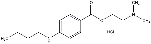 tetracaine hydrochloride structural formula