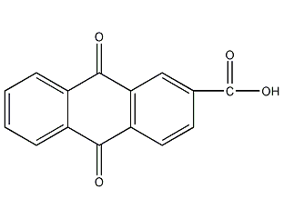 Anthraquinone-2-carboxylic acid structural formula