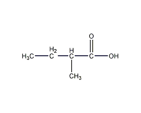 2-methylbutyric acid structural formula