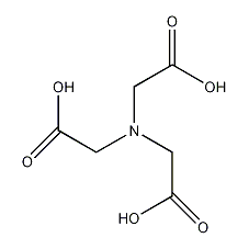Nitrilotriacetic acid structural formula