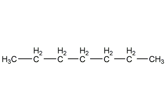 Heptane structural formula