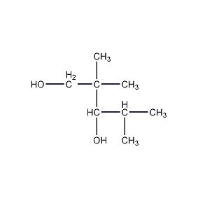 2,2,4-Trimethyl-1,3-pentanediol structural formula