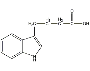 Indole-3-butyric acid structural formula