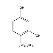 4-hexylresorcinol structural formula
