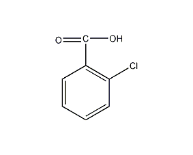 2-chlorobenzoic acid structural formula