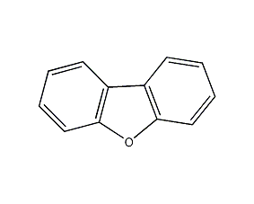 Dibenzofuran structural formula