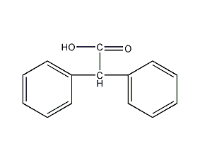 Diphenyl acetic acid structural formula