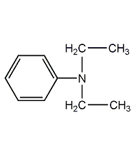N,N-diethylaniline structural formula