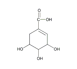 Shikimic acid structural formula