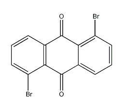 1,5-dibromoanthraquinone structural formula