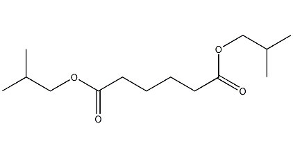 Diisobutyl adipate structural formula