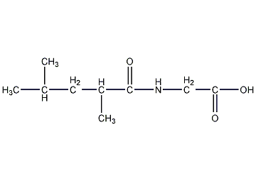 DL-Leucylglycine structural formula