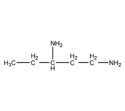 1,3-diaminopentane structural formula