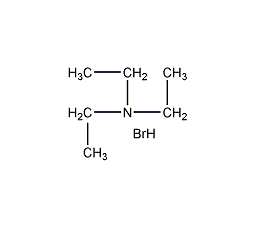 Triethylamine hydrobromide structural formula
