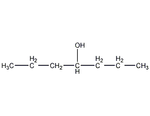 4-Heptanol Structural Formula