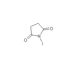 N-iodosuccinimide structural formula