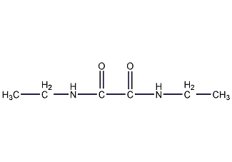 N,N'-diethyloxamide structural formula