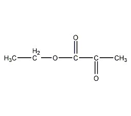 Ethyl pyruvate structural formula
