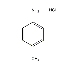 structural formula of p-toluidine hydrochloride