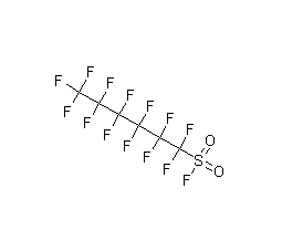 Perfluorohexanesulfonyl fluoride structural formula