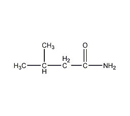 isovaleramide structural formula