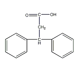 3,3-diphenylpropionic acid structural formula