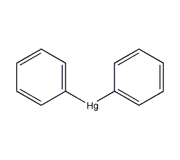 diphenylmercury structural formula