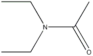 N,N-diethyl acetamide structural formula