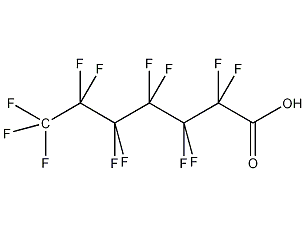 perfluoroheptanoic acid structural formula