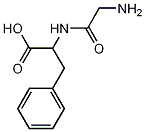 Glycyl-DL-phenylalanine structural formula