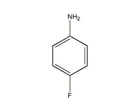 structural formula of p-fluoroaniline