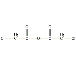 Chloroacetic anhydride structural formula